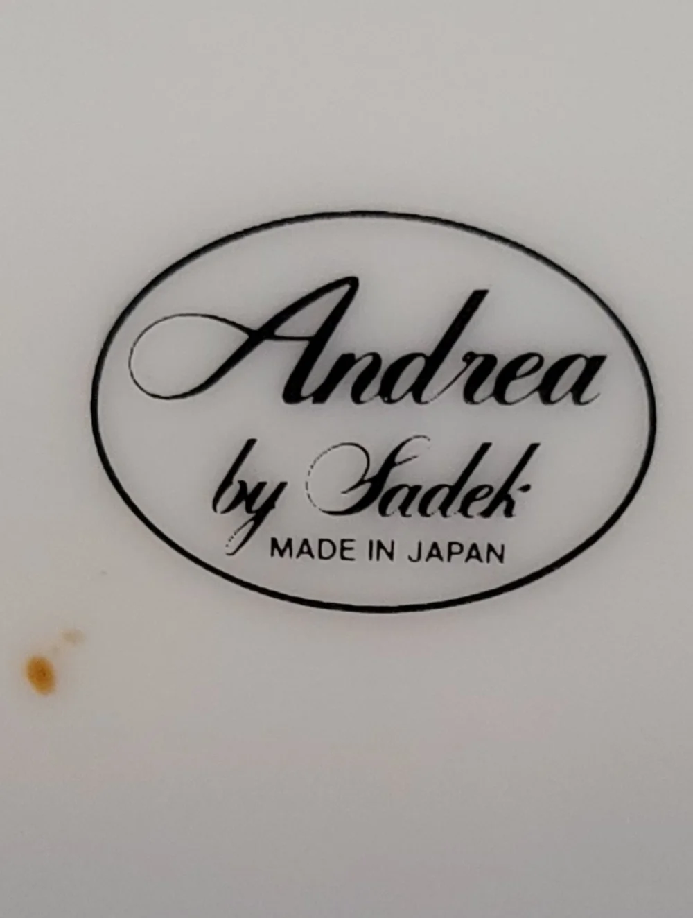 0904. In Original Box ~ Andrea by Sadek Cake Plate & Server 'Donna' Pattern 10.5